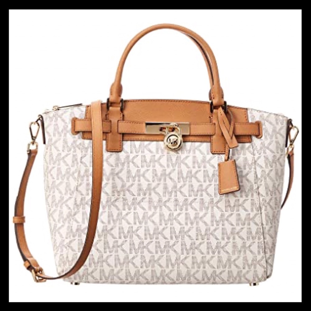 Michael Kors Hamilton Traveler Large Satchel Tote - Picture 1 of 16